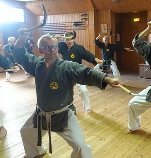 Dojo de kobudo à Eyliac (Dordogne)